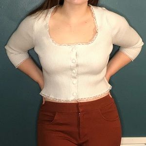 For Love and Lemons Victoria Secret Collab Jolie Cardigan